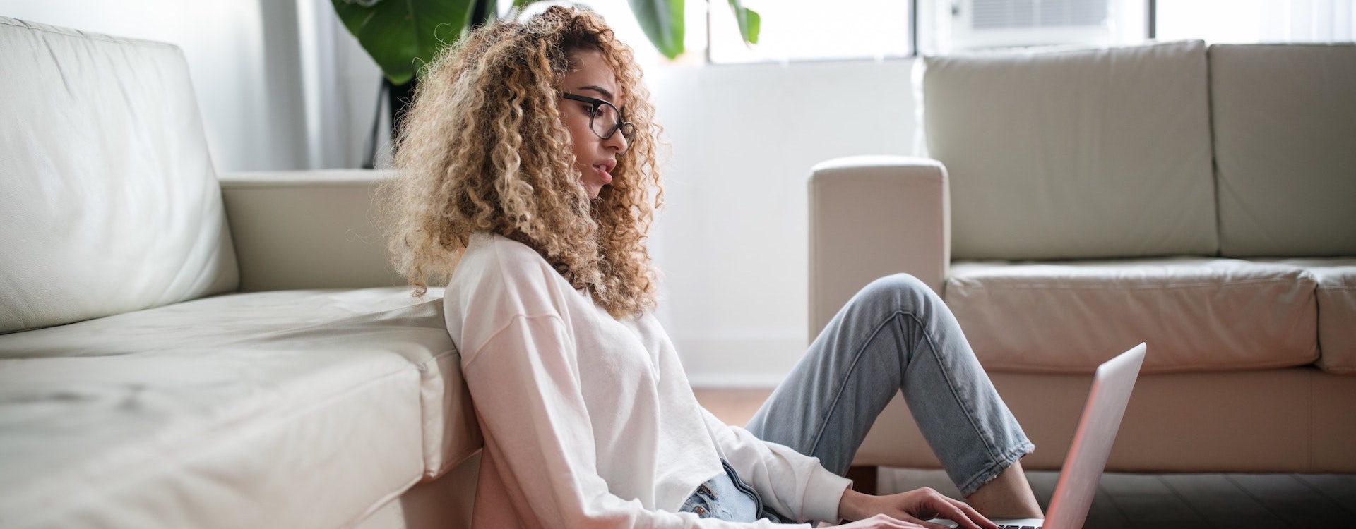 Woman Working From Home